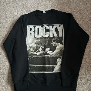 Rocky Black Graphic Sweater
